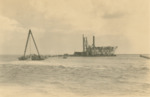 Steam Dredge Tuscawilla at Construction Site