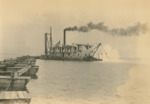 Steam Dredge Tuscawilla, Anchored