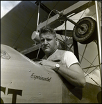 Man in Cockpit of Benoist Model 14-B Flying Boat, A by Skip Gandy