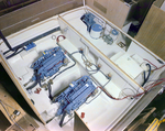 Gulf Star Boat Engine Compartment with Twin Engines, N by George Skip Gandy IV