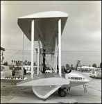 Men Working on Benoist Model 14-B Flying Boat Outside Airplane Hanger, A