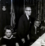 Humble Oil and Refinery Company Man Standing at Table, Tampa by George Skip Gandy IV