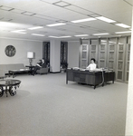 Exchange National Bank Receptionist in Lobby, Tampa, B by George Skip Gandy IV