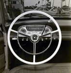 Exchange National Bank Ad Ford Falcon Steering Wheel, A by George Skip Gandy IV