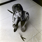 Exchange National Bank Woman with Scissors, A by George Skip Gandy IV