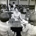 Exchange National Bank Employee with Customers, Tampa, B by George Skip Gandy IV
