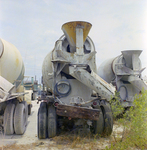 Damaged Cement Mixer Truck in Industrial Yard, I by George Skip Gandy IV