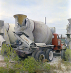 Damaged Cement Mixer Truck in Industrial Yard, N by George Skip Gandy IV