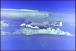 U.S. Navy Plane in the Sky by Skip Gandy