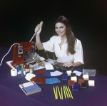 Woman Doing an Advertisement Shoot for Magic Systems Equipment, D by George Skip Gandy IV