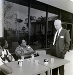 People Seated Outside During Event at Metropolitan Life Insurance, D by George Skip Gandy IV