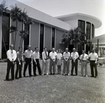 Metropolitan Life Team Posing with Golf Clubs, B by George Skip Gandy IV
