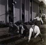 Metropolitan Life Staff Posing with Football, C by George Skip Gandy IV