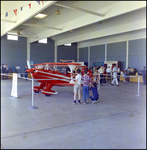 Children Gathered To Look at Plane at Aviation Expo by Skip Gandy