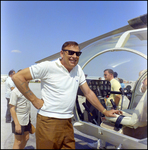 Man Beside a Plane at Aviation Expo, A by Skip Gandy