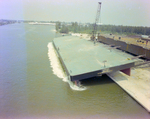 Deck Barge Launch, Misener Industries, A by George Skip Gandy IV