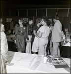 People Looking at Exhibits, A