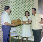 Three People with Bottle in Box, Misener Industries by George Skip Gandy IV