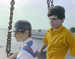 Two Children Watching DC-530 Barge Launch, Misener Industries by George Skip Gandy IV