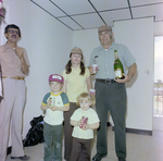 Four Attendees with Drinks at DC-530 Launch, Misener Industries by George Skip Gandy IV