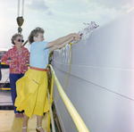 Woman Breaks Bottle Against DC-530 Tank Barge, Misener Industries, A by George Skip Gandy IV