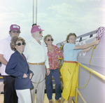 Woman Breaks Bottle Against DC-530 Tank Barge, Misener Industries, G by George Skip Gandy IV