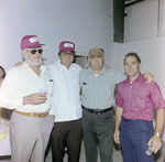 Four Attendees at Barge Launch Event, Misener Industries, A by George Skip Gandy IV