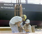 Employees Attach Chains to Crane, Misener Industries, A by George Skip Gandy IV