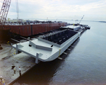 MC-6 Freight Barge Launch, Misener Industries, D by George Skip Gandy IV