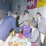 Attendees Shaking Hands at Head Table, Misener Industries Event by George Skip Gandy IV