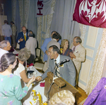Attendees Socialize by Head Table at Misener Industries Event, C by George Skip Gandy IV