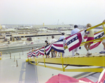 Attendees Disembarking El Coqui Barge, Misener Industries by George Skip Gandy IV