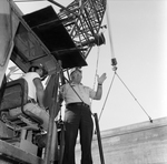 Two Employees on Crane, Misener Industries, A by George Skip Gandy IV