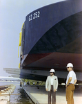 Two Men by G.I. 252 Container Barge, Misener Industries, G by George Skip Gandy IV