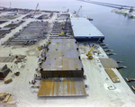 Aerial of Misener Industries During PC-315L Barge Launch, B by George Skip Gandy IV