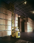 Towmotor Forklift by Pallets in Overmyer Warehouse, F by George Skip Gandy IV