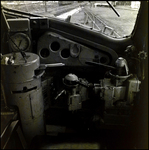 Inside of Train Cab, C by Skip Gandy