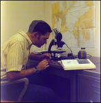 Man with Microscope and Bug, A