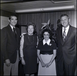Two Women and Two Men Pose for Picture, B by Skip Gandy