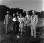 Four Men and Two Women at Groundbreaking, B by Skip Gandy