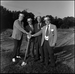 Four Men at Groundbreaking, B by Skip Gandy