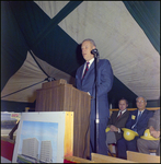 Speaker at Groundbreaking for Barnett Bank of Tampa by Skip Gandy