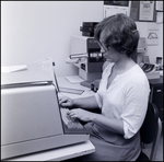 Woman at Word Processor, B by Skip Gandy