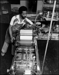 Man with Printing Equipment, C by Skip Gandy