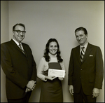 Carolyn S. Lewis presented with check, Tampa, Florida, C by Skip Gandy