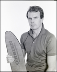 Man Posing with O'Brien International Water Ski, B by Skip Gandy