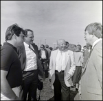 People Talking at Groundbreaking Ceremony, C by Skip Gandy