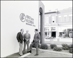 Three Men in Front of the First National Bank of Florida Broadway Office, E by Skip Gandy