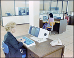 Women Typing at Teleprocessing System Terminal, I by Skip Gandy