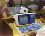 Over the Shoulder View of Teleprocessing System Terminal in Use, B by Skip Gandy